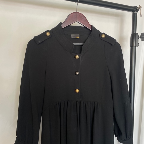 Authentic Vintage Fendi Black Babydoll Dress - Picture 4 of 10